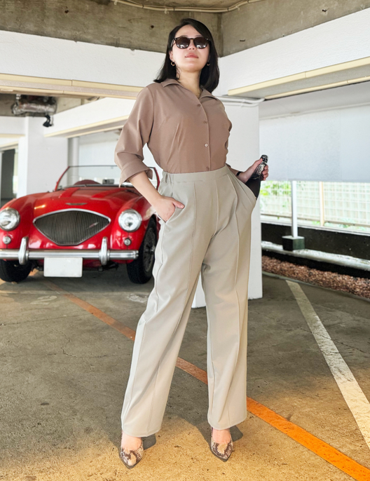 【日本製生地】撥水ストレッチパンツ - SERPENTINA ONLINE STORE