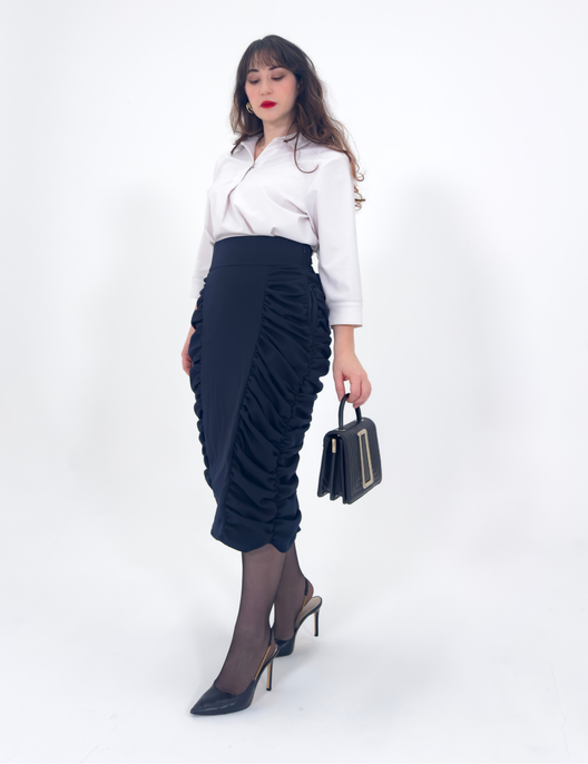 サイドギャザータイトスカート