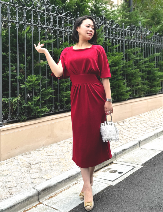 ジャージーケープワンピース - SERPENTINA ONLINE STORE