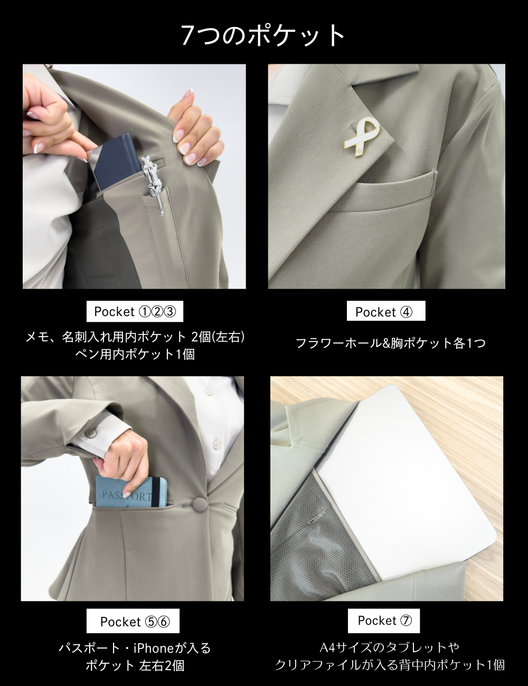【新品タグ付き】SERPENTINA撥水パートナージャケット【Lサイズ】 日本製生地】撥水パートナージャケット|SERPENTINA