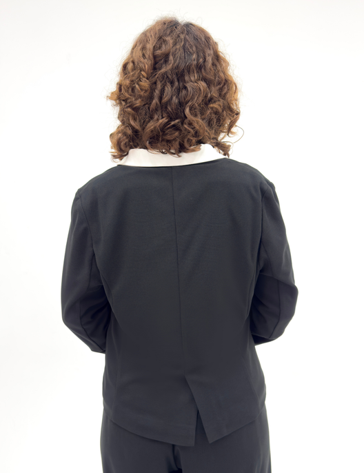 セルペンティナ パートナージャケット カラーレスジャケット ブラック セルペンティナ パートナージャケット カラーレスジャケット ブラック