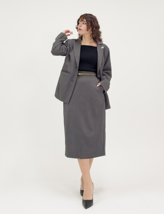 オーバーストライプパートナージャケット【セットアップ可能】