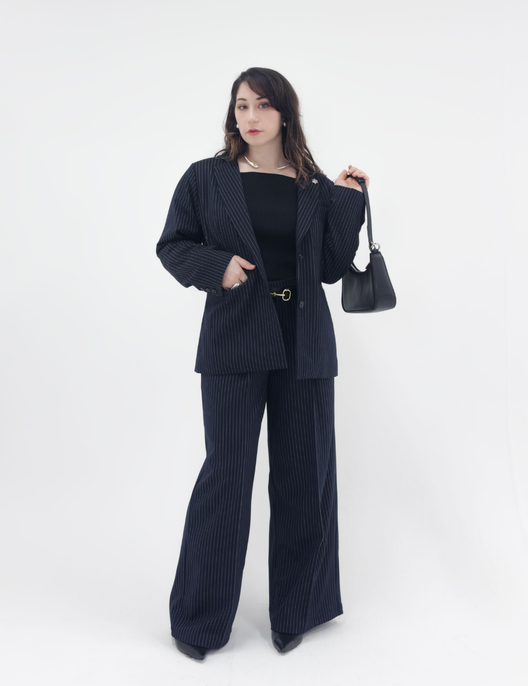 オーバーストライプパートナージャケット【セットアップ可能】