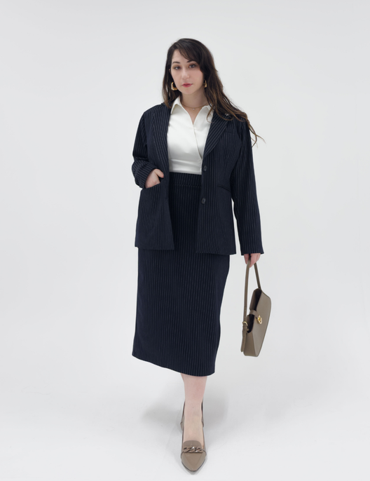 オーバーストライプパートナージャケット【セットアップ可能】