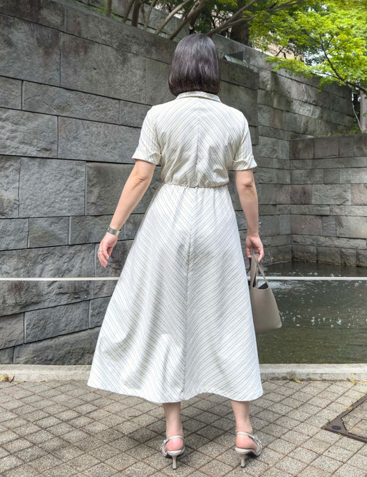 ストライプフレアロングスカート 38 ELFRANK スカート ストライプフレアロングスカート : ZOZOTOWN Yahoo