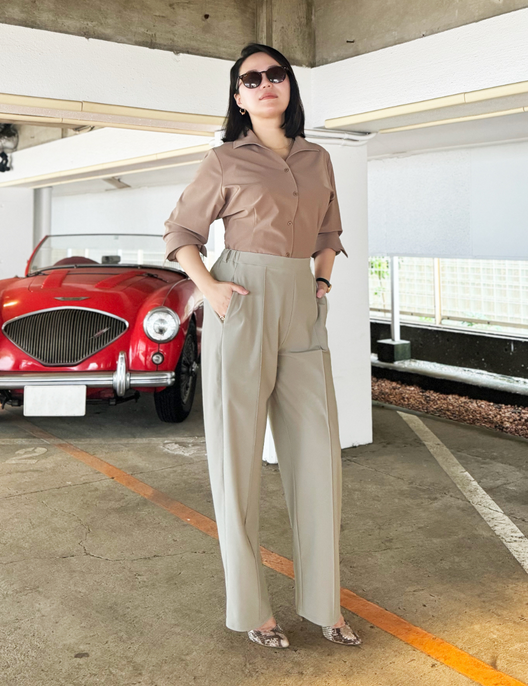 【日本製生地】撥水ストレッチパンツ - SERPENTINA ONLINE STORE