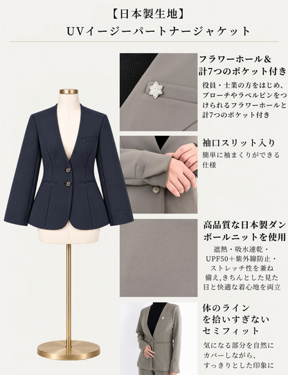 【日本製生地】UVイージーパートナージャケット