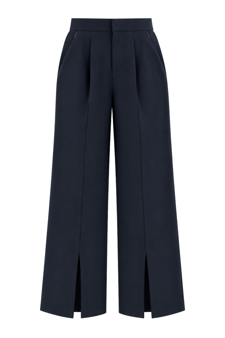 【日本製生地】撥水センターベンツパンツ